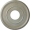 Ekena Millwork Bradford Ceiling Medallion (Fits Canopies up to 6 5/8"), 12 1/2"OD x 3 7/8"ID x 3/4"P, Flash Gold CM12BRFLS - alternate 1